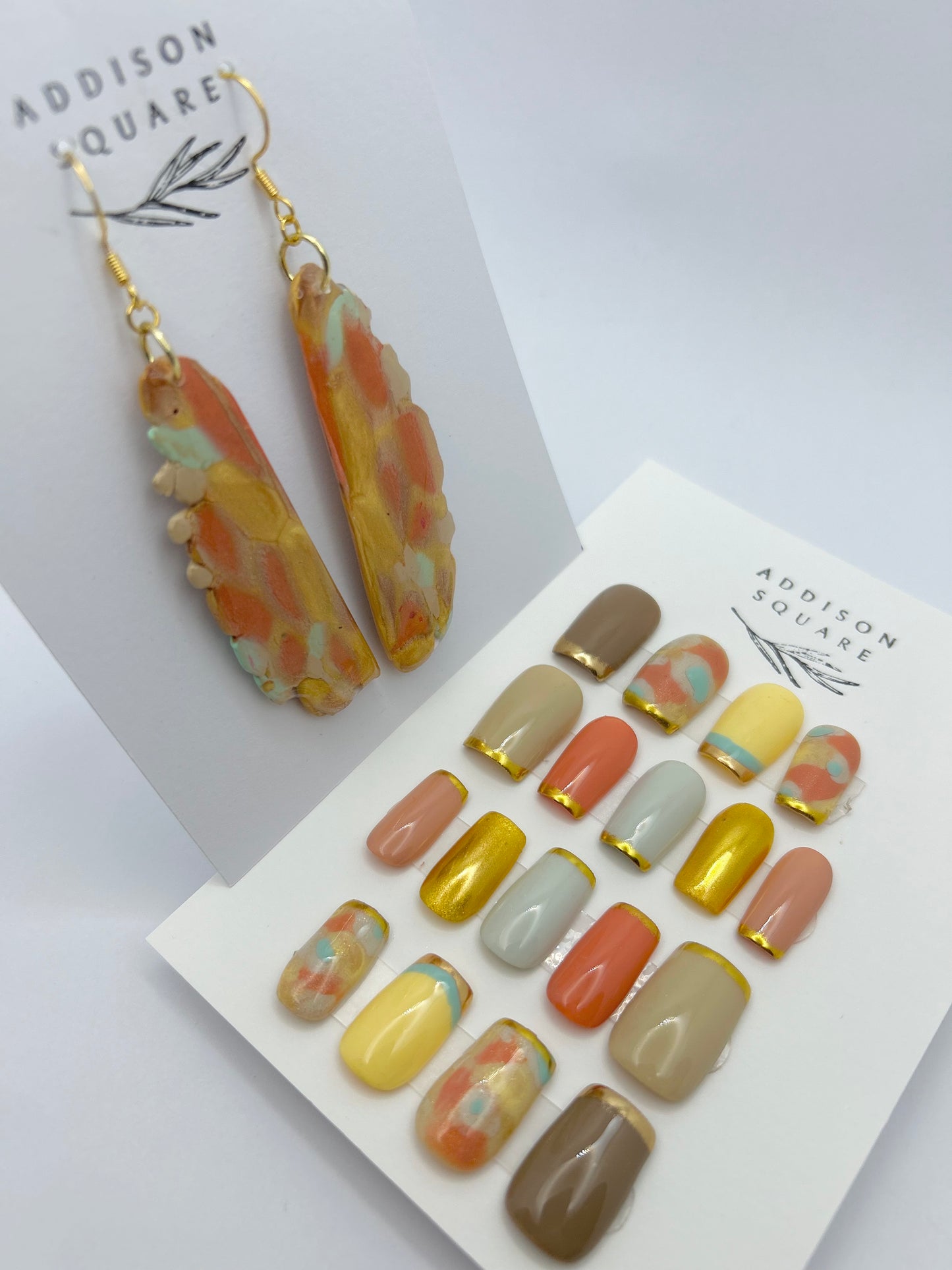Multicolored Press Ons