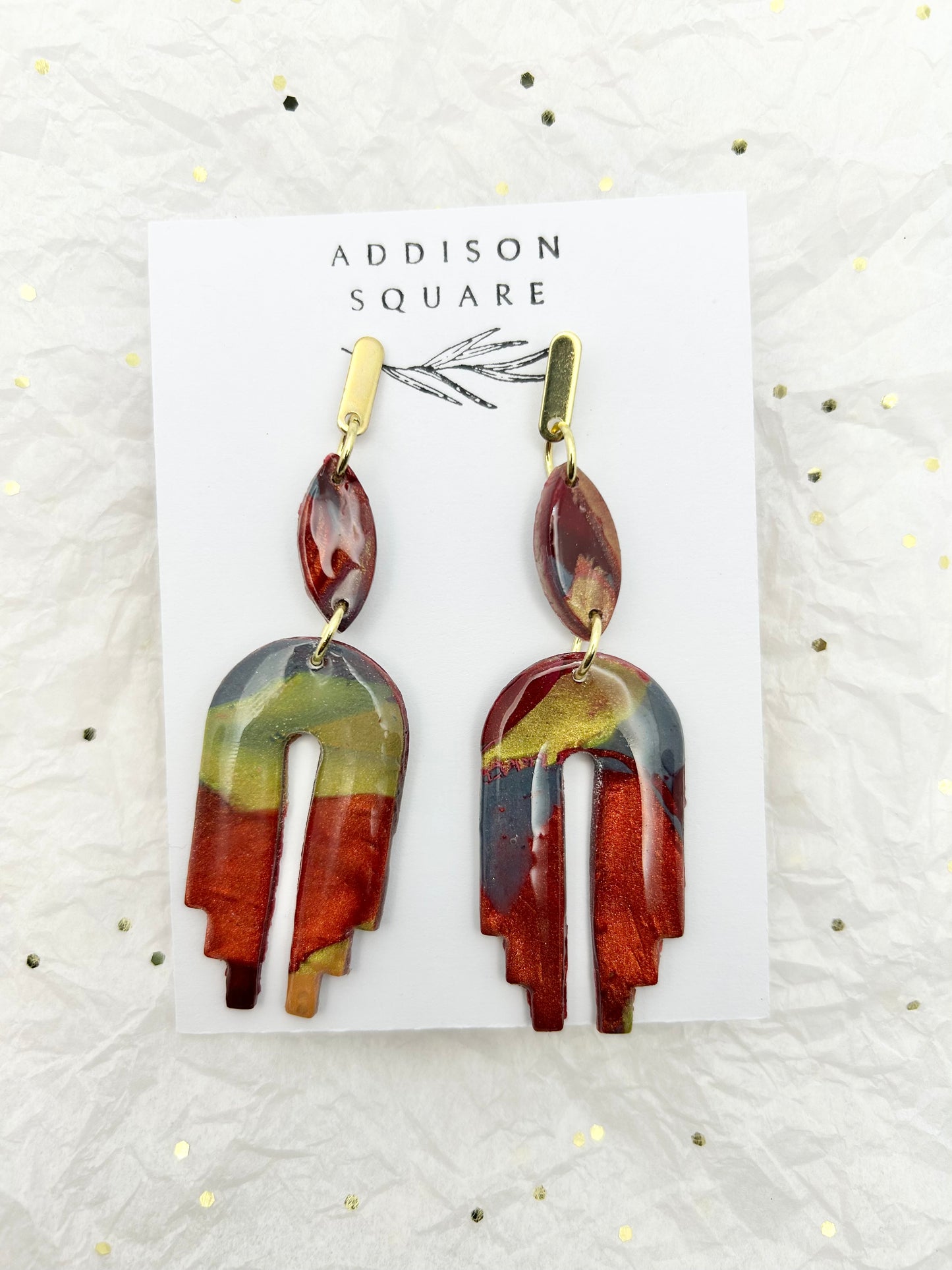 Red & Green Multicolored