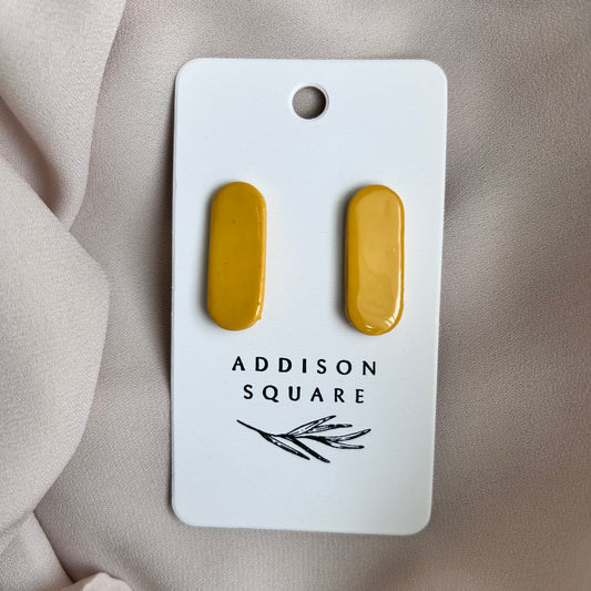 Oblong Mustard Stud