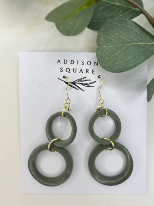 Green Double Hoop