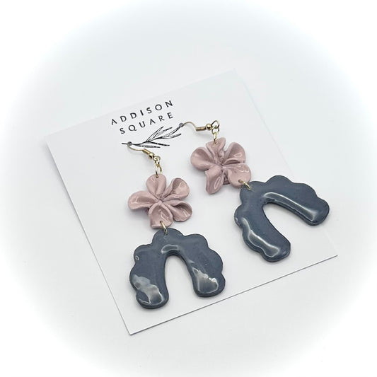 Soft Blue Floral Arch